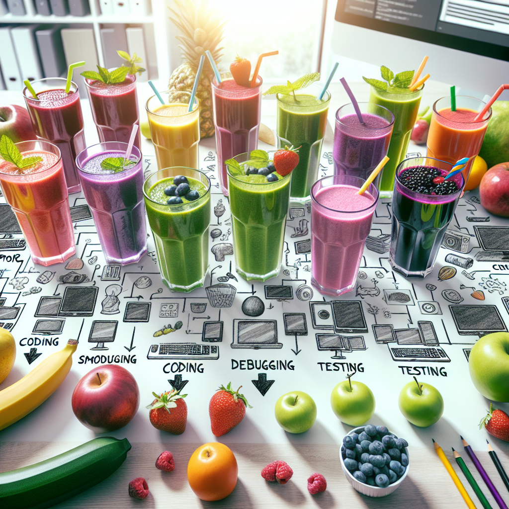 Case studies of software developers who have seen significant improvements in their work by adopting a smoothie-focused diet